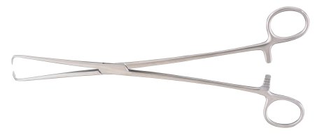 Picture of Uterine Tenaculum Forceps McKesson Schroeder-Braun 9-3/4 Inch Length Office Grade Stainless Steel NonSterile Finger Ring Handle Straight43-2-386