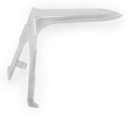 Picture of Vaginal Speculum McKesson Graves NonSterile Office Grade Plastic Large Double Blade Duckbill Disposable Without Light Source Capability211