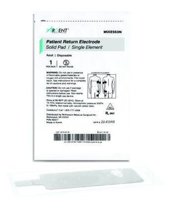 Picture of Return Electrode Grounding Pad McKesson Solid, Adult, Disposable22-ESRS