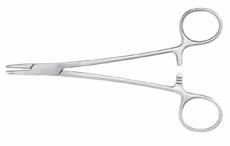 Picture of Needle Holder McKesson Argent™ 5 Inch Length Serrated Jaws Finger Ring Handle43-1-842