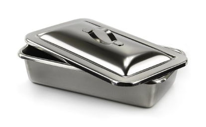 Picture of Instrument Tray McKesson Strap Handle Stainless Steel 8-7/8 X 5 X 2 Inch63-4255