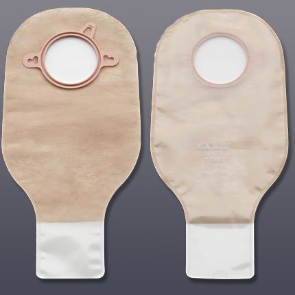 Picture of Ostomy Pouch New Image™ Two-Piece System 12 Inch Length 1-3/4 Inch Stoma Drainable18172