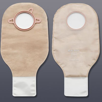 Picture of Ostomy Pouch New Image™ Two-Piece System 12 Inch Length 1-3/4 Inch Stoma Drainable18172