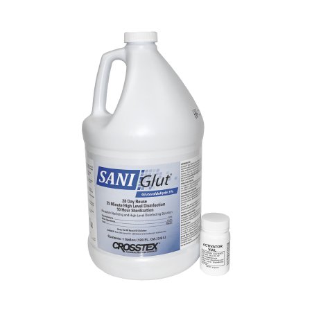 Picture of Glutaraldehyde High-Level Disinfectant SANI Glut™ Activation Required Liquid 1 gal. Jug Max 28 Day ReuseJGLUT