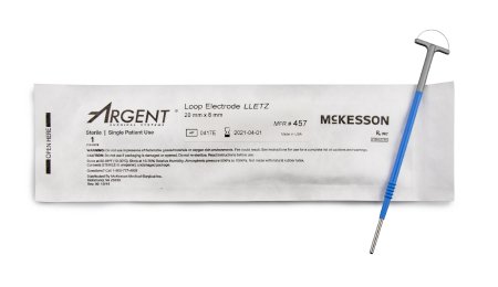 Picture of LEEP/LLETZ Electrode McKesson Argent™ 8 X 20 mm Tungsten Wire Loop Tip Disposable Sterile457