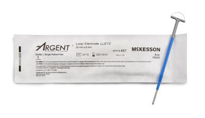 Picture of LEEP/LLETZ Electrode McKesson Argent™ 8 X 20 mm Tungsten Wire Loop Tip Disposable Sterile457