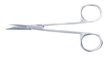 Picture of Iris Scissors McKesson 4-1/2 Inch Office Grade Stainless Steel Finger Ring Handle Sharp Tip / Sharp Tip43-2-109