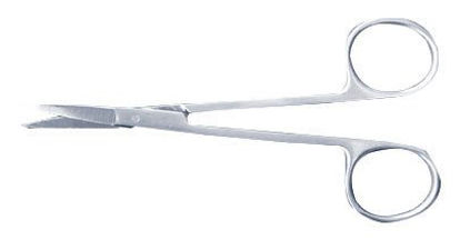 Picture of Iris Scissors McKesson 4-1/2 Inch Office Grade Stainless Steel Finger Ring Handle Sharp Tip / Sharp Tip43-2-109
