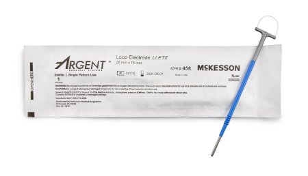 Picture of LEEP/LLETZ Electrode McKesson Argent™ 15 X 20 mm Tungsten Wire Loop Tip Disposable Sterile458