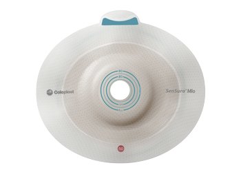 Picture of Ostomy Barrier SenSura® Mio Flex Pre-Cut, Standard Wear Elastic Adhesive 50 mm Flange Red Code System 25 mm Opening16485