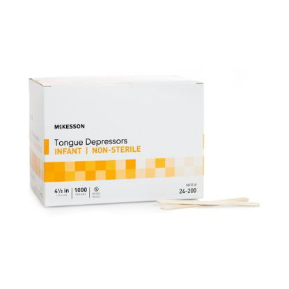 Picture of Tongue Depressor McKesson 4-1/2 Inch Length Wood24-200