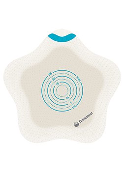 Picture of Ostomy Barrier SenSura® Mio Kids Trim to Fit, Standard Wear Adhesive Coupling Without Flange Green Code System 0 to 1-3/8 Inch Opening18747