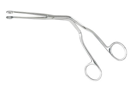 Picture of Catheter Forceps McKesson Magill 7 Inch Length Office Grade Stainless Steel NonSterile Finger Ring Handle43-2-285