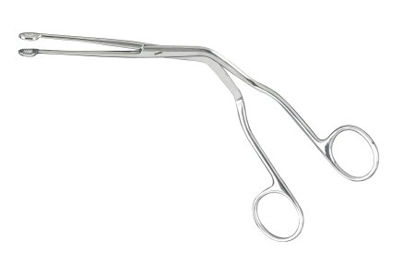 Picture of Catheter Forceps McKesson Magill 7 Inch Length Office Grade Stainless Steel NonSterile Finger Ring Handle43-2-285