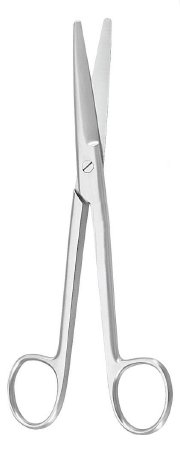 Picture of Dissecting Scissors McKesson Argent™ Mayo 5-1/2 Inch Length Surgical Grade Stainless Steel NonSterile Finger Ring Handle Straight43-1-308