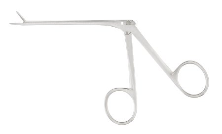 Picture of Ear Forceps McKesson Argent™ Hartmann 3-1/2 Inch Length Surgical Grade Stainless Steel NonSterile Finger Ring Handle Serrated Alligator Tip43-1-209