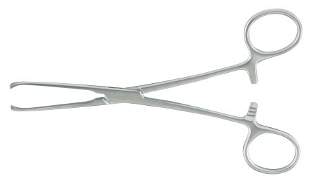 Picture of Tissue Forceps McKesson Allis 6 Inch Length Office Grade Stainless Steel NonSterile NonLocking Thumb Handle 4 X 5 Teeth43-2-930