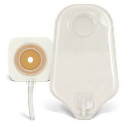 Picture of Post-Op Ostomy Kit Natura® Durahesive® Two-Piece System 12 Inch Length 2-1/4 Inch Stoma Drainable Trim To Fit416921