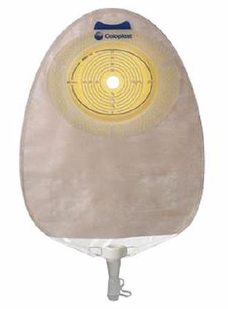 Picture of Urostomy Pouch SenSura® One-Piece System 10-3/8 Inch Length, Maxi 1-1/4 Inch Stoma Drainable Convex Light, Pre-Cut11818