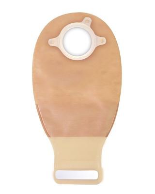 Picture of Ostomy Pouch Natura® Two-Piece System 12 Inch Length 1-1/2 Inch Stoma Drainable416415