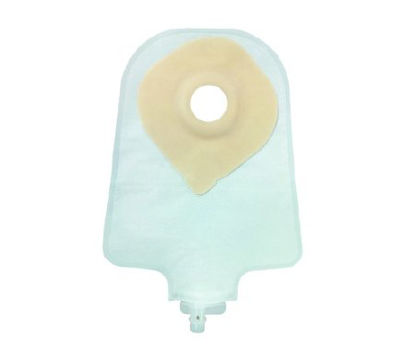 Picture of Urostomy Pouch Securi-T™ One-Piece System 9 Inch Length 1-1/4 Inch Stoma Drainable Convex, Pre-Cut7610328