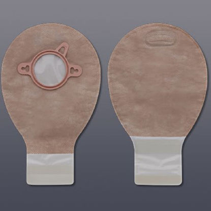 Picture of Filtered Ostomy Pouch New Image™ Two-Piece System 7 Inch Length Drainable18284