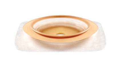 Picture of Ostomy Barrier Natura™ Trim To Fit Stomahesive® Adhesive 57 mm Flange Sur-Fit® Natura® System Acrylic Collar 1/2 to 1-1/4 Inch Opening421460