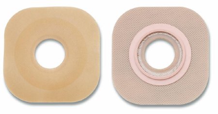 Picture of Ostomy Barrier New Image™ Flextend™ Pre-Cut, Extended Wear Without Tape 44 mm Flange Green Code System Hydrocolloid 7/8 Inch Opening16103
