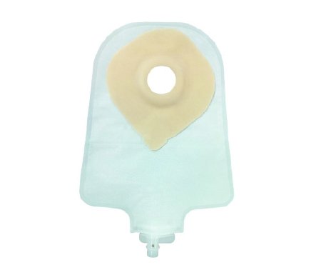 Picture of Urostomy Pouch Securi-T™ One-Piece System 9 Inch Length 7/8 Inch Stoma Drainable Convex, Pre-Cut7610228