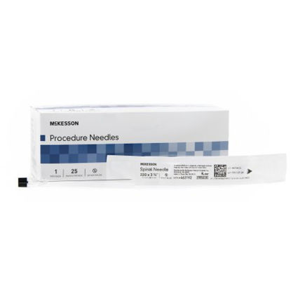 Picture of Spinal Needle McKesson Quincke Style 22 Gauge 3-1/2 Inch4631V2