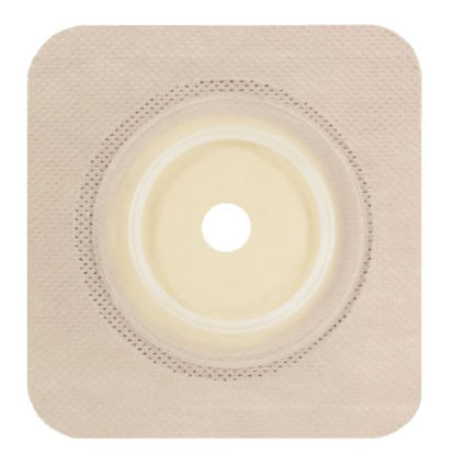 Picture of Ostomy Barrier Securi-T® Pre-Cut, Standard Wear, Flexible Flexible Tape Collar 45 mm Flange 7/8 Inch Opening7322134