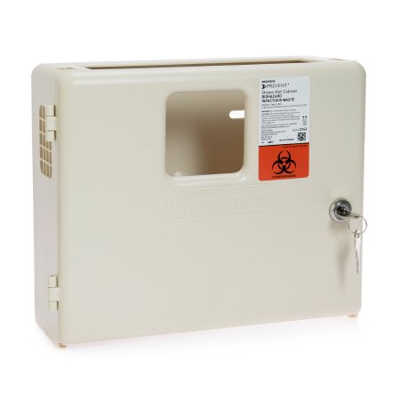 Picture of McKesson Prevent® Sharps Collector Wall Cabinet Locking Wall Mount Polypropylene2263