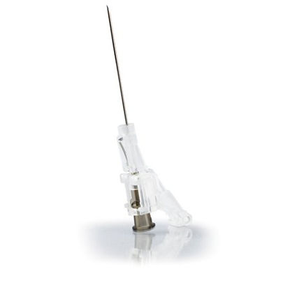 Picture of Hypodermic Needle McKesson Prevent SG Sliding Safety Needle 22 Gauge 1-1/2 Inch Length306608