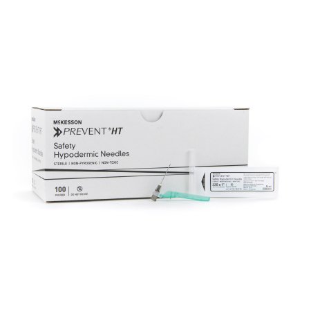 Picture of Hypodermic Needle McKesson Prevent® HT Hinged Safety Needle 22 Gauge 1 Inch Length102-N221S
