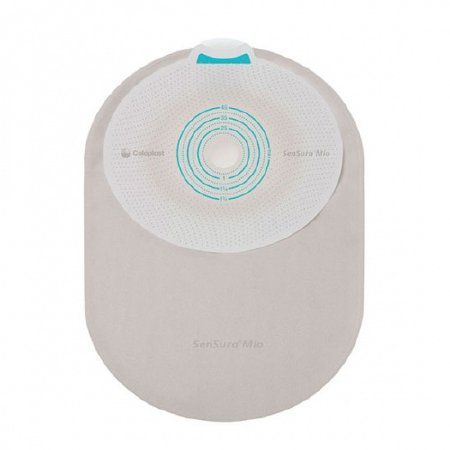 Picture of Filtered Ostomy Pouch SenSura® Mio One-Piece System Midi 5/8 to 1-3/4 Inch Stoma Closed End Flat, Trim To Fit10871