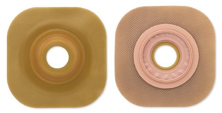 Picture of Skin Barrier New Image™ Trim to Fit, Standard Wear Adhesive Tape Borders 44 mm Flange Green Code System Flexwear Up to 1 Inch Opening13402