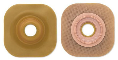 Picture of Skin Barrier New Image™ Trim to Fit, Standard Wear Adhesive Tape Borders 44 mm Flange Green Code System Flexwear Up to 1 Inch Opening13402