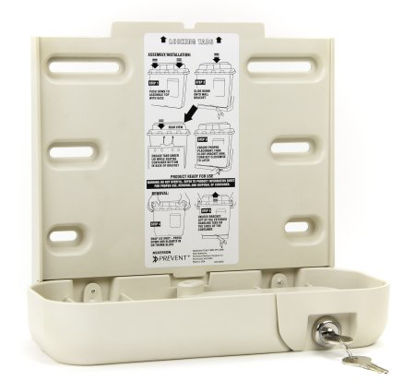 Picture of McKesson Prevent® Sharps Collector Bracket Locking Wall Cabinet Plastic2240