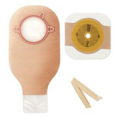 Picture of Ostomy Pouch Kit New Image™ FlexWear Two-Piece System Up to 1-1/4 Inch Stoma Drainable Trim-to-fit19102