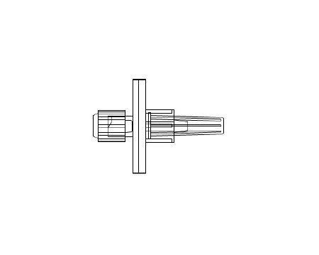 Picture of Syringe Disc Filter McKesson 0.2 Micron, Sterile, Male / Female Luer-Lock PESMSF475
