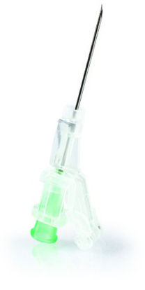 Picture of Hypodermic Needle McKesson Prevent SG Sliding Safety Needle 21 Gauge 1 Inch Length306615
