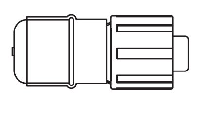 Picture of Cap, Intermittent Injection Priming Volume 0.1 mL, Length 3/4 Inch, Proximal Injection Port, Distal Male Luer Lock Connector, DEHP-free,418030