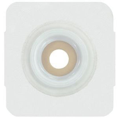 Picture of Ostomy Barrier Securi-T® Pre-Cut, Extended Wear Adhesive Tape Collar 1-3/8 Inch Flange 2-1/4 Inch Opening 5 X 5 Inch7835214