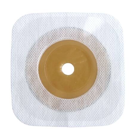Picture of Ostomy Barrier Esteem synergy® Trim to Fit, Standard Wear Stomahesive® White Tape 45 mm Flange Universal System Hydrocolloid Up to 1-3/8 Inch Opening 4-1/2 X 4-1/2 Inch405456