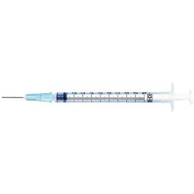 Picture of Tuberculin Syringe with Needle PrecisionGlide™ 1 mL 25 Gauge 5/8 Inch Detachable Needle Without Safety309626