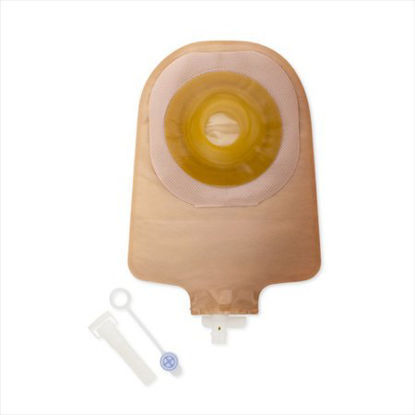 Picture of Urostomy Pouch Premier™ One-Piece System 9 Inch Length 3/4 Inch Stoma Drainable Convex, Pre-Cut8492