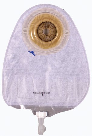 Picture of Urostomy Pouch Assura® New Generation One-Piece System 10-3/4 Inch Length, Maxi 3/8 to 2-1/4 Inch Stoma Drainable Flat, Trim To Fit14222