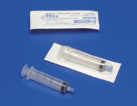 Picture of General Purpose Syringe Monoject™ 20 mL Blister Pack Luer Lock Tip Without Safety1182000777