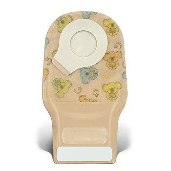 Picture of Ostomy Pouch Little Ones® Two-Piece System 8 Inch Length 1/5 to 1-1/4 Inch Stoma Drainable411637