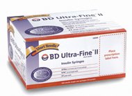 Picture of Insulin Syringe with Needle Ultra-Fine™ 0.3 mL 31 Gauge 5/16 Inch Attached Needle Without Safety328440